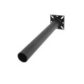 EMX TRES RFID Reader Bolt-On Wall/Ceiling Mount (2" Od X 18" L) Welded 5" X 5" Base Flange 