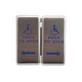 ADA Compliant BEA Vestibule Push Plate Package 900 MHz Wireless (Vestibule Plate, 2 Square Plates, 4 Transmitters, 2 Receivers) - VESTIBULE-PACKAGE-900