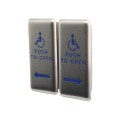 ADA Compliant BEA Vestibule Push Plate Package 900 MHz Wireless (Vestibule Plate, 2 Square Plates, 4 Transmitters, 2 Receivers) - VESTIBULE-PACKAGE-900