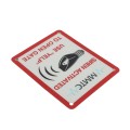 YELP-METALSIGN Emergency Services Siren Operated YELP Metal Sign (3" x 6")