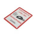 YELP-METALSIGN Emergency Services Siren Operated YELP Metal Sign (3" x 6")