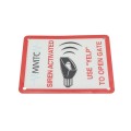 YELP-METALSIGN Emergency Services Siren Operated YELP Metal Sign (3" x 6")