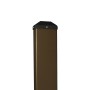 BEA 4ft Bollard for 6" Round or 4.75" Square Push Plates (Bronze) - 10BOLLARDBRZWOH