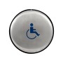 BEA 4.75" Round Push to Open Panther Plate (Accessibility Logo Only) - 10EMR475L
