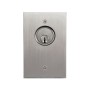 BEA 1/4" Aluminum Single Gang Momentary Key Switch - 10KEYSWITCHMOM