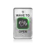 BEA Magic "Wave to Open" Single Gang Actuator (Text & Logo, Stainless Steel) - 10MS41-S