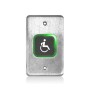 BEA Touchless Magic Wave to Open Actuator Single Gang Plate (Accessibility Logo Only, Stainless Steel) - 10MS41-SPAL