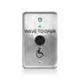 BEA 900MHz MS51W Wireless Single Gang Switch - "Wave to Open" & Handicap Accessibility Logo - 10900MHz MS51W-SA