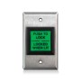 BEA Single Gang LED Illuminated Switch - "Push To Lock" - 10PTLBUTTON