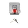 Exterior Surface Mount Open-Close-Stop Keyswitch with Lockout - MMTC 1KXS