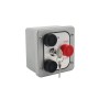 Three Button Exterior Open-Close-Stop Surface Mount with Lockout Control (NEMA 4 -  4 amp @ 250V AC)  - MMTC 3BXL