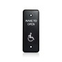 BEA MS31 Magic Wave to Open Actuator Jamb Faceplate (Accessibility Logo Only, Black) - 70-5826
