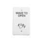 BEA MS31 Magic "Wave to Open" Single Gang Actuator Faceplate (Text & Logo, White) - 70-5839