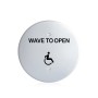 BEA 6" Round MS31 Faceplate Magic Switch - Accessibility Logo - White - 70-5856