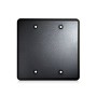 BEA MS31 Faceplate Magic Switch Double Gang Plain - Black - 70-5870