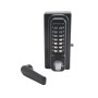 GateMaster Digital Superlock with Rapid Reset | Single-Sided Quick Lever Handle for 40-60mm Gates (Field Reversible) - BQDGRR4060