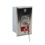 One Button Exterior Flush Mount Keyswitch with Stop Button - MMTC HBFSX