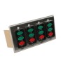 Four Gang, Three Button Surface Mounted Open-Close-Stop Control (NEMA 1) - MMTC LCE-3-4G