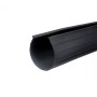 Miller Edge Bottom Loop Seal - Black - 7" x 100' Roll - LS-0107 