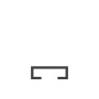 ME117-C7-8 Miller Edge ME117-C7 Mounting Channel Flat, rigid PVC 8ft