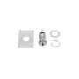 Residential Metal Keyswitch Complete with Cylinder, Mounting Plate, and all Hardware - MMTC MKS-1