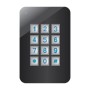 Keypad Module Assembly for AES Panel (White)