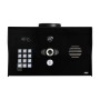 AES 1-Button Opyn Pro IP Callbox with Keypad & Proximity 125k Reader (Powder-Coated, Pedestal Mounted) - OPYN-PRO-IP-PBK-US