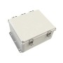 ESI PolyGuard Polycarbonate Flange Mount Hinged Enclosure with Latch Lock Opaque Cover (12" x 10" x 6") - PC121006HOLB
