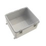 ESI PolyGuard Polycarbonate Hinged Junction Box with Latch Lock Opaque Cover (10" x 8" x 6") - PC100806HOLF