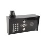 AES Praetorian Imperial 1 Button 4G Pedestal Mount Video Intercom with Keypad (Black) - PRAE-4G-PBK-US