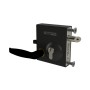 AES Gatemaster Bolt-On Latch and Deadbolt for 10-30mm Gates, Modern Handle - SBLD1601AH