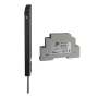 AES Tomalok Electric Drop Bolt (Black) - 150mm With 24V Din Rail Power Supply - TL-B-150-K