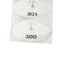 EMX Custom Windshield RFID Tag (Oval) 4.5" X 2.5" - TRES-900-WS421-OVAL